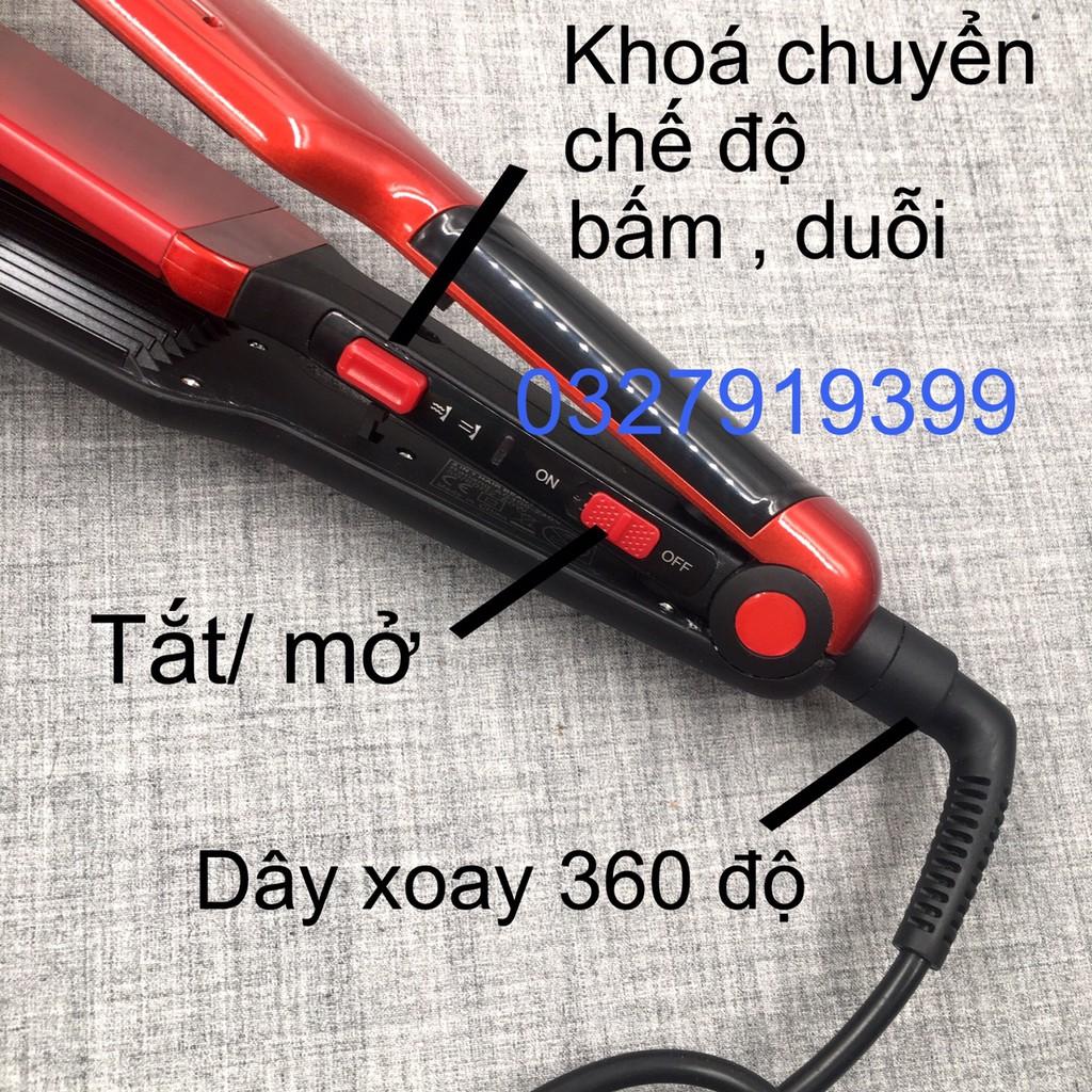 Máy duỗi bấm tóc 2in1 105