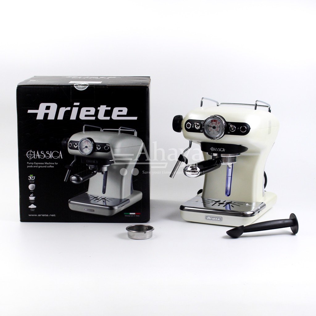 Máy pha cà phê Ariete Espresso Mod 1389 cổ điển 0.9l - Italia - Hàng Chính Hãng