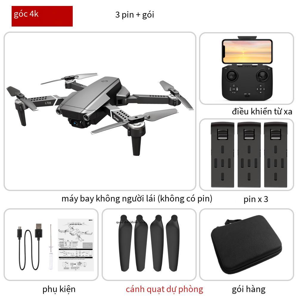 Giao Hàng Nhanh L705 Gấp Máy Bay Không Người Lái 4K HD Chụp Ảnh Trên Không Quadcopter Độ Bền Dài Đồ Chơi Máy Bay Điều Khiển Từ Xa