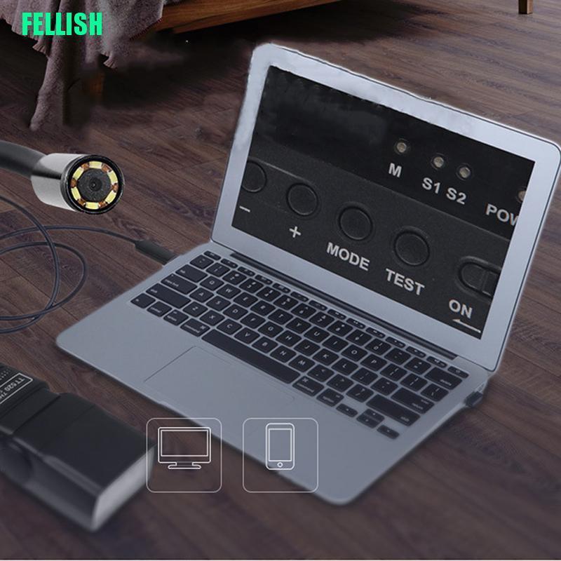 Máy ảnh nội soi 7mm 1-10m micro USB và USB kết nối với điện thoại Android