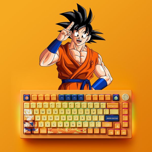 Bàn phím máy tính AKKO 5075B Plus Dragon Ball Super – Goku_Mới, hàng chính hãng