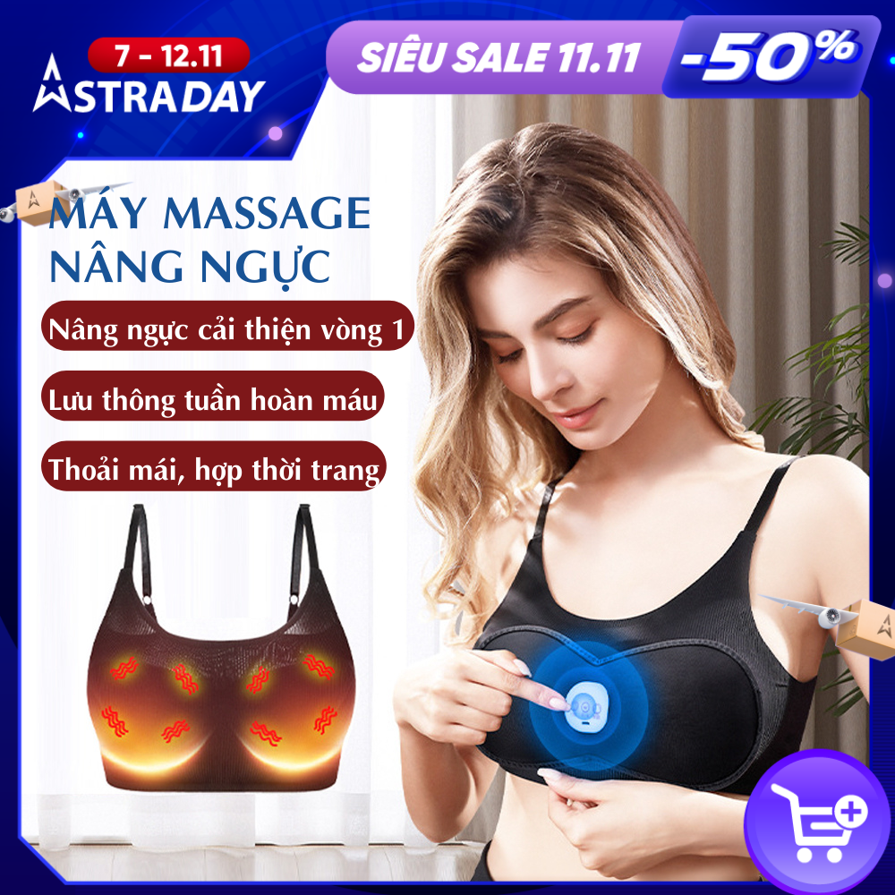 Máy massage ngực thông minh CTFAST WX-006: Mát xa 5 cấp độ rung kết hợp nhiệt ổn định hỗ trợ giảm tình trạng chảy xệ, cải thiện nâng và tăng kích thước vòng 1 đem lại vóc bộ ngực săn chắc quyến rũ - Món quà ý nghĩa dành cho chị em phụ nữ