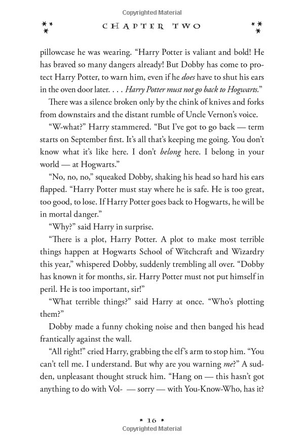 Sách Harry Potter And The Chamber Of Secrets (Harry Potter và Phòng chứa bí mật) (English Book)