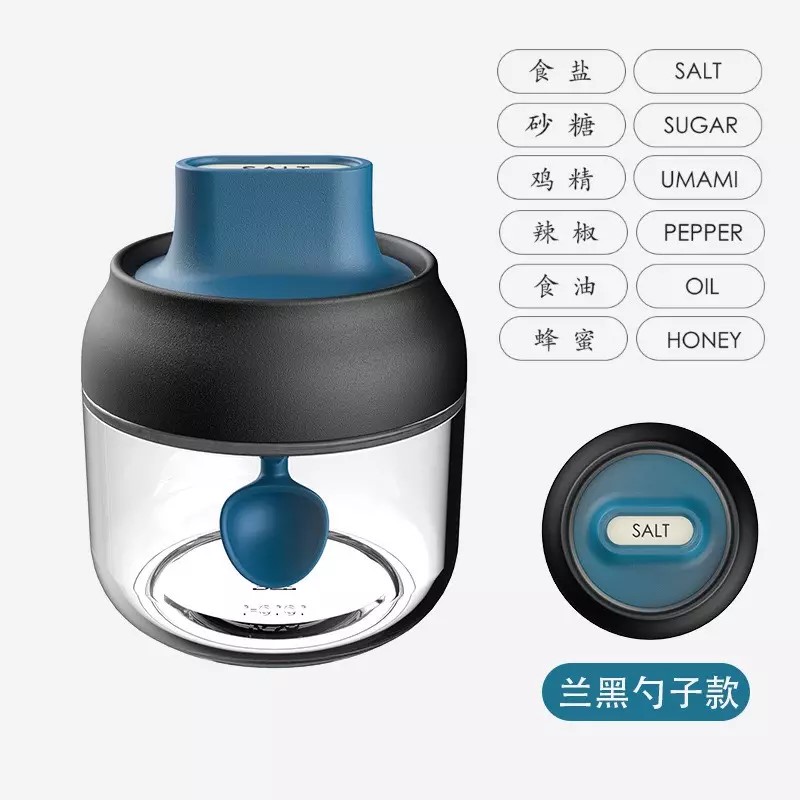 Hủ thủy tinh mini đựng gia vị kèm muỗng HT692 - Hũ, lọ đựng gia vị ...