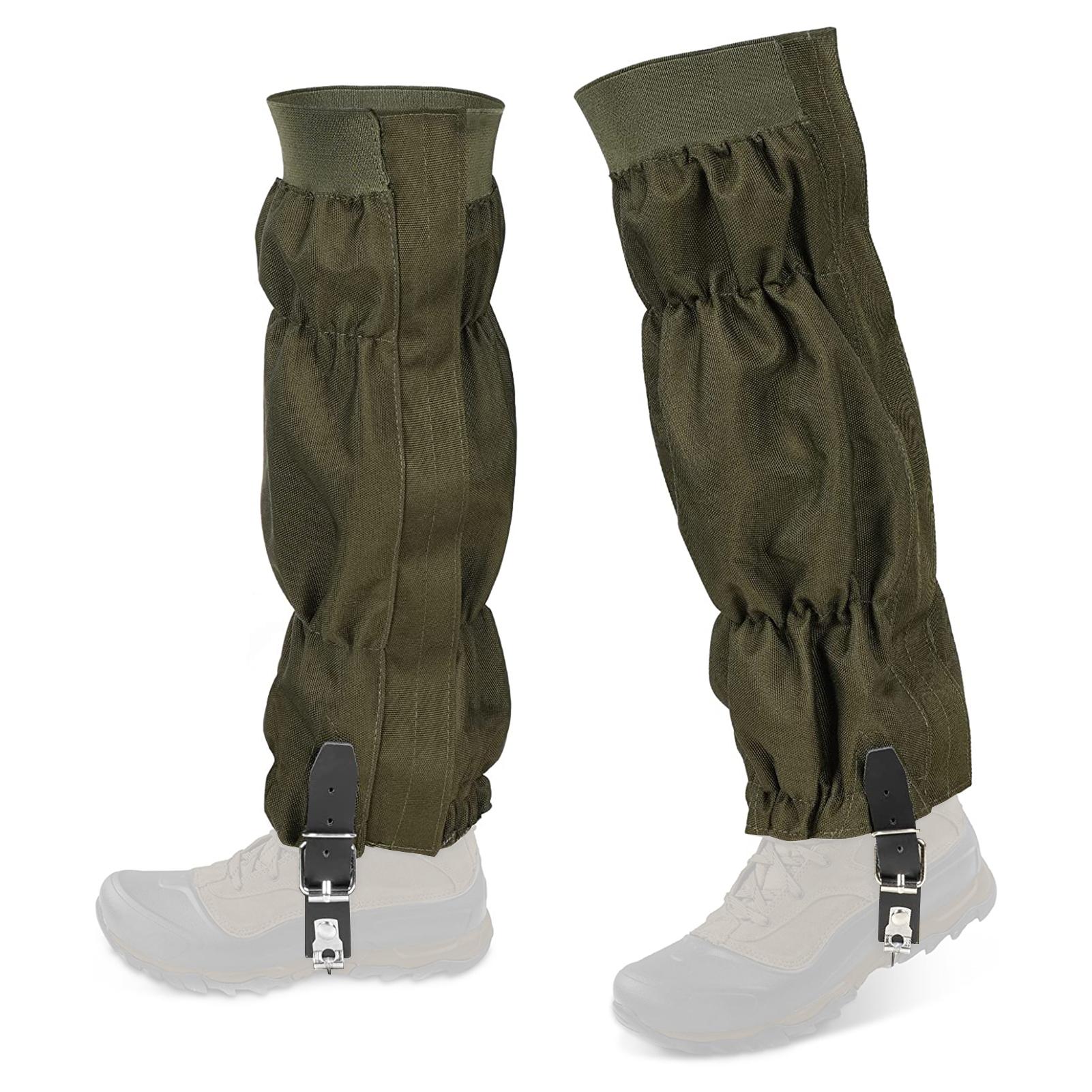 Waterproof Hiking Leg Gaiters Outdoor Leg Protection Snow Boot Gaiters for Camping Climbing Hunting