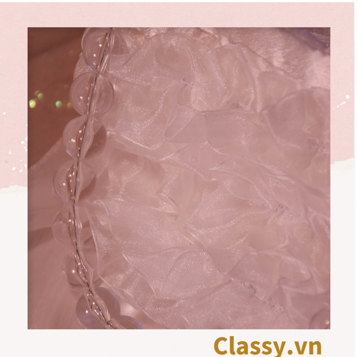 Túi quà tặng Classy, túi giấy quai xách in hình trái tim 28X20X9cm Q1832