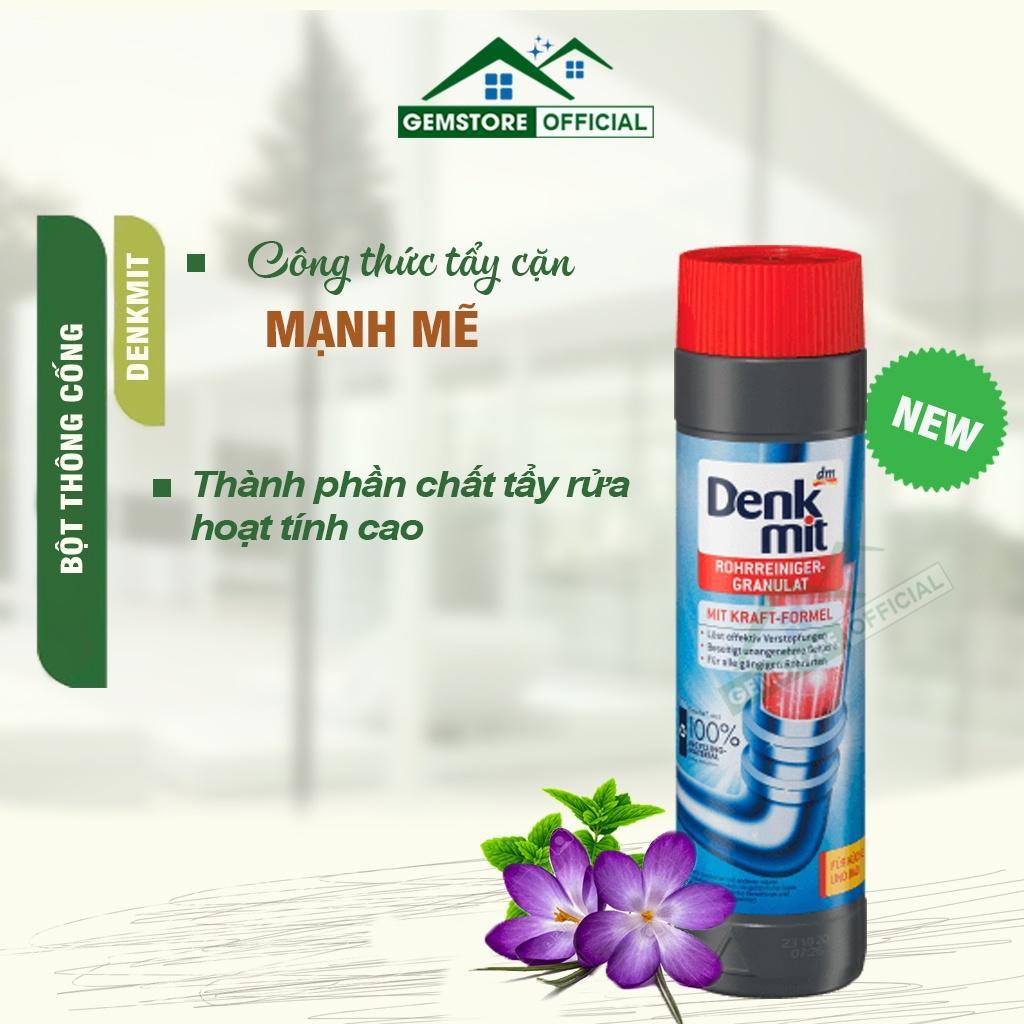 Bột Thông Cống Cực Mạnh Denkmit, Bột Thông Tắc Bồn Cầu Siêu Tốc, Thông Tắc Nhà Vệ Sinh, An Toàn, Hiệu Quả, Nhập Đức