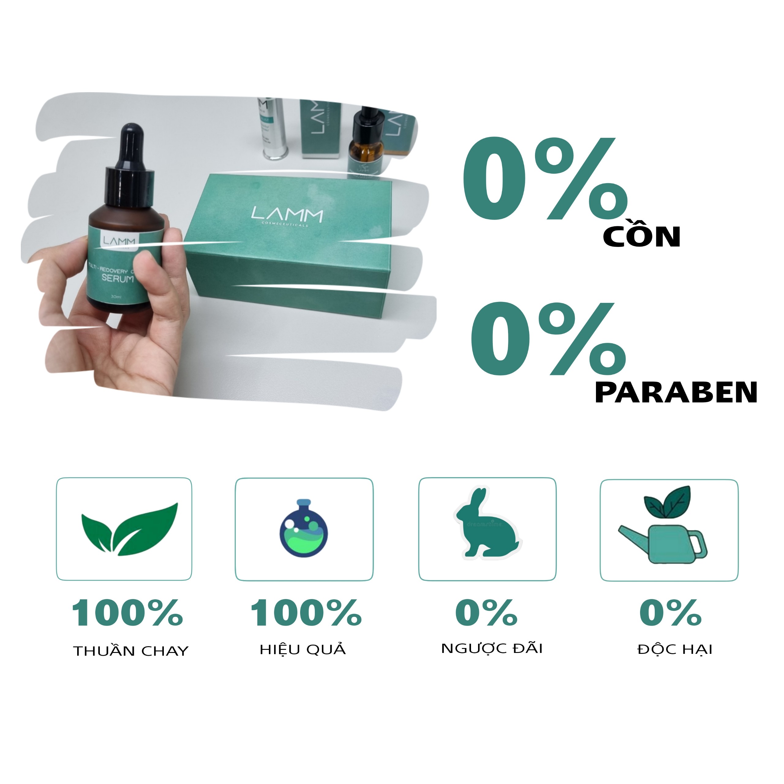 Serum siêu cấp ẩm dưỡng trắng da phục hồi se khít lỗ chân lông chiết xuất yến mạch Multi Recovery Complex Serum
