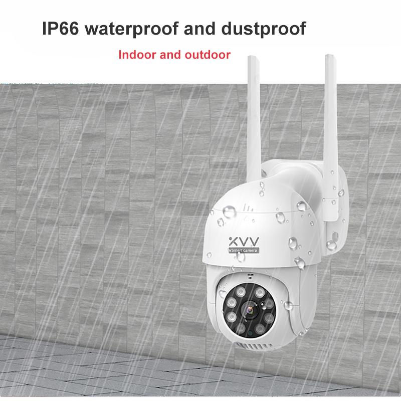 Máy ảnh ngoài trời P1 thông minh 1296p 270 ° PTZ Xoay WiFi Webcam Humanoid Phát hiện camera an ninh không thấm nước cho Xiaomi Mihome Ứng dụng Màu sắc: Với đèn LED 64G