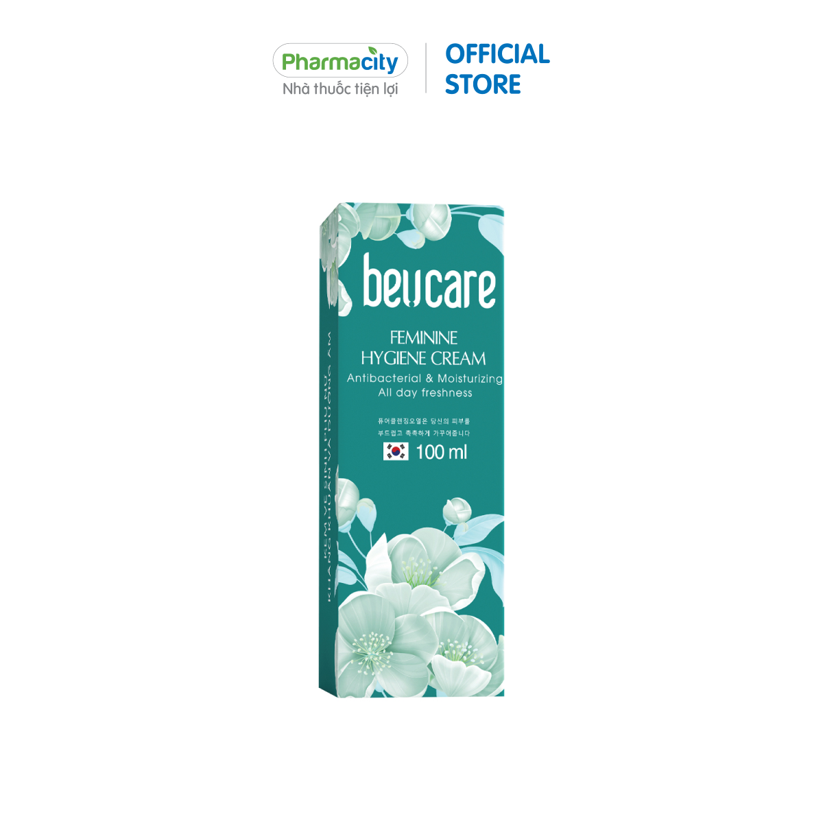 Kem vệ sinh phụ nữ  dưỡng ẩm BeUCare Ferminine Hygiene Cream - Antibac terial & moisturizing (Chai 100ml)