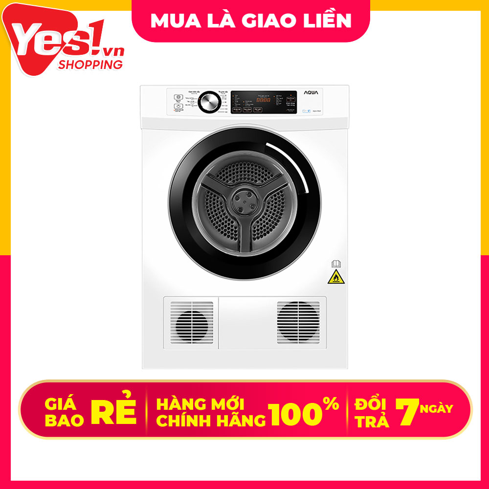 Máy sấy quần áo Aqua 7 kg AQH-V700F.W - Hàng Chính Hãng [Giao hàng toàn quốc]