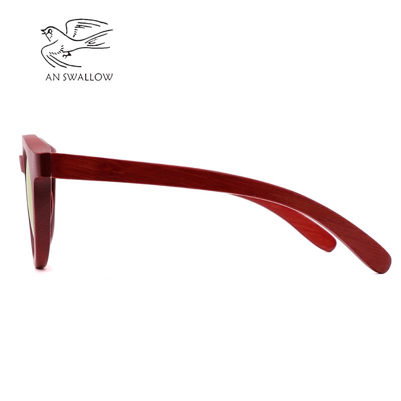 Xanh Bảo Vệ Môi Trường Tay Tre Và GỖ Kính Tre Đỏ Gọng Kính Mát Nam Nữ Lái Xe Sunglasse