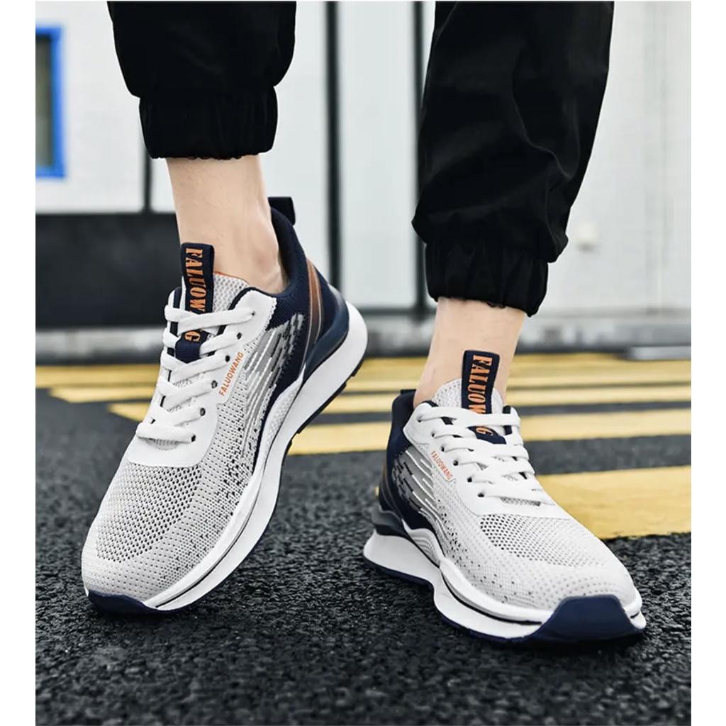 Giày Thể Thao Lưới Thoáng Khí Giày sneaker HHT -G0110Có 2 Màu Đen Và Ghi