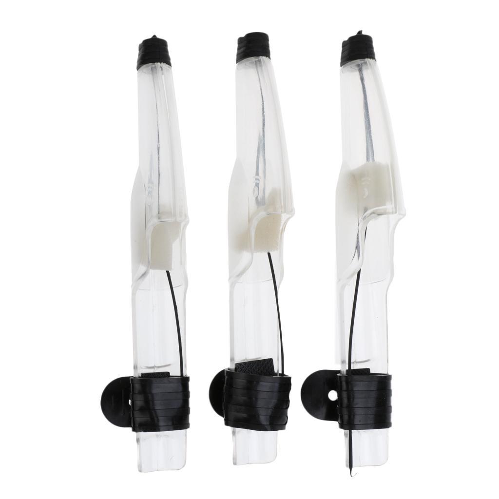 Pack of 3 Rock Fishing Rod Tip Cover Fishing Pole Tip Protector Cap 2 Sizes