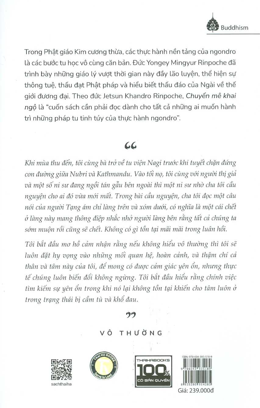 Phật Giáo Tây Tạng Cơ Bản - Chuyển Mê Khai Ngộ