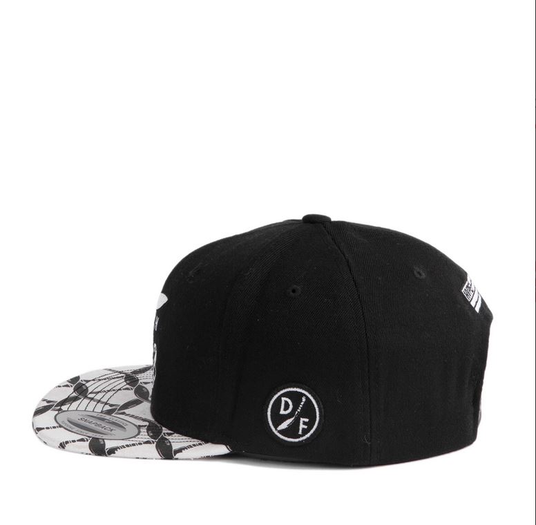 PREMI3R Mũ snapback Nón hiphop HVPE DEATH FLAG black Mũ lưỡi trai phong cách hàn quốc nón thương hiệu chính hãng