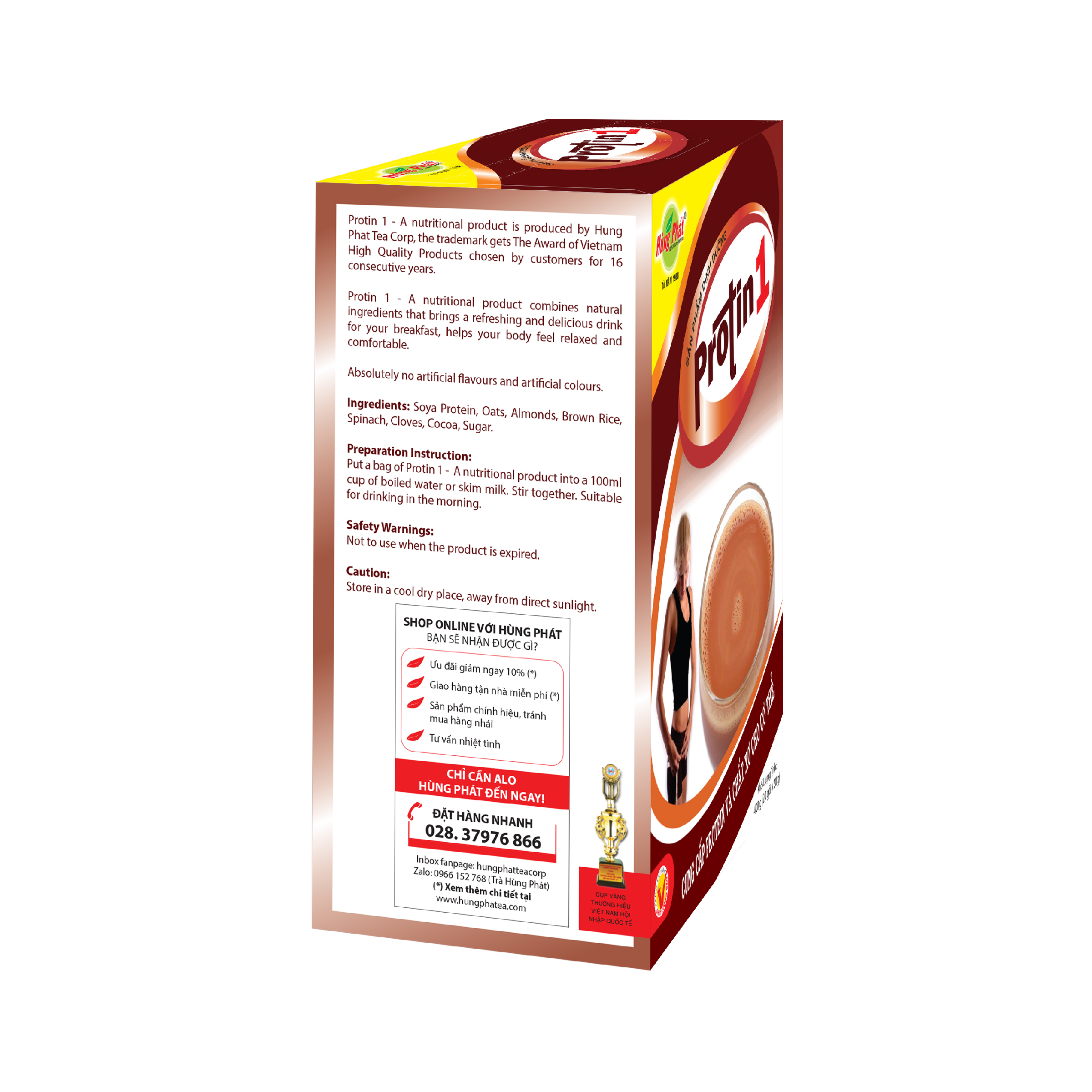 BỘT PROTIN 1 - Sản Phẩm Dinh Dưỡng Hùng Phát