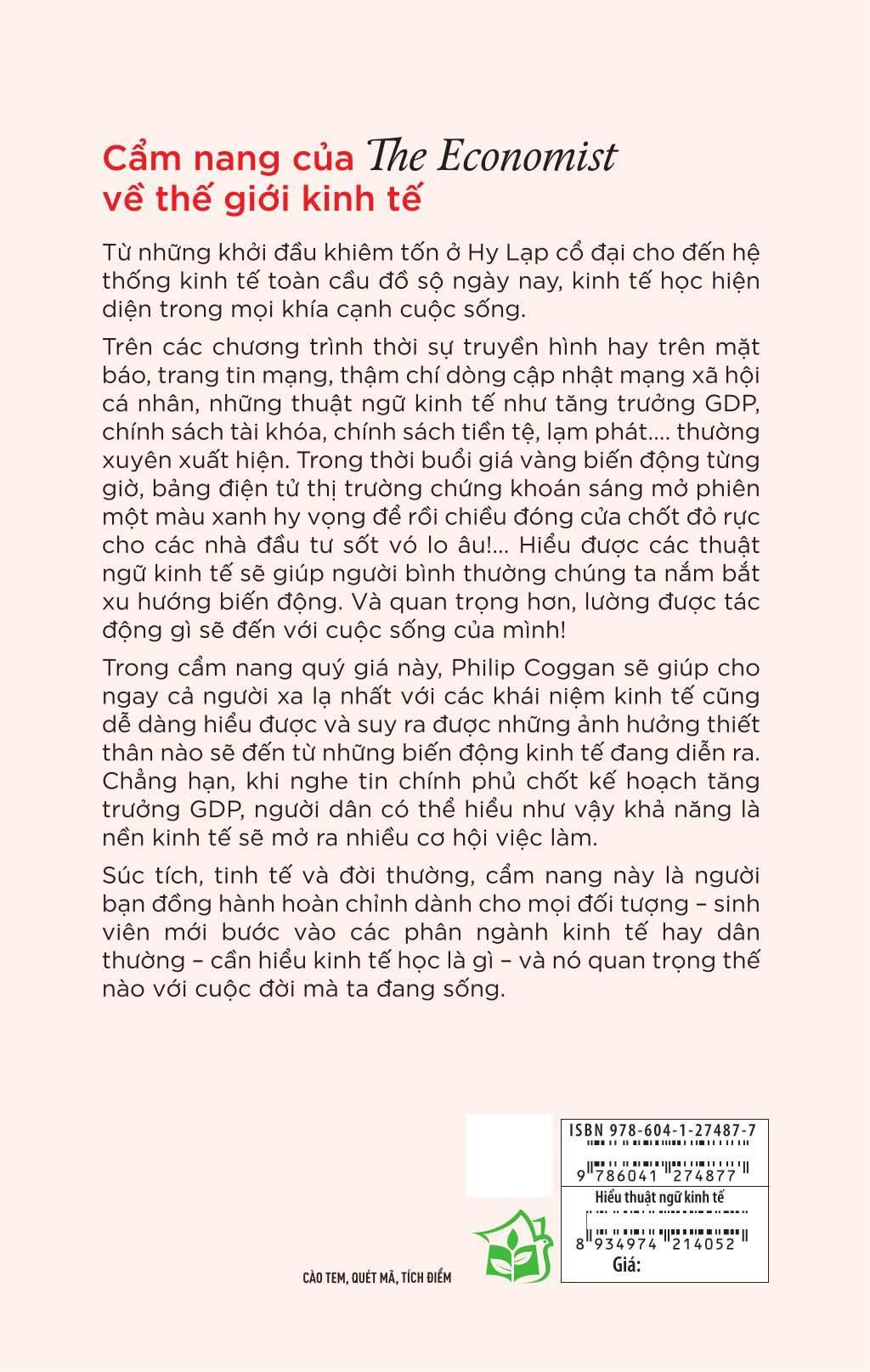 Sách - Economics - Hiểu Thuật Ngữ Kinh Tế Để Nắm Bắt Biến Động Thời Cuộc