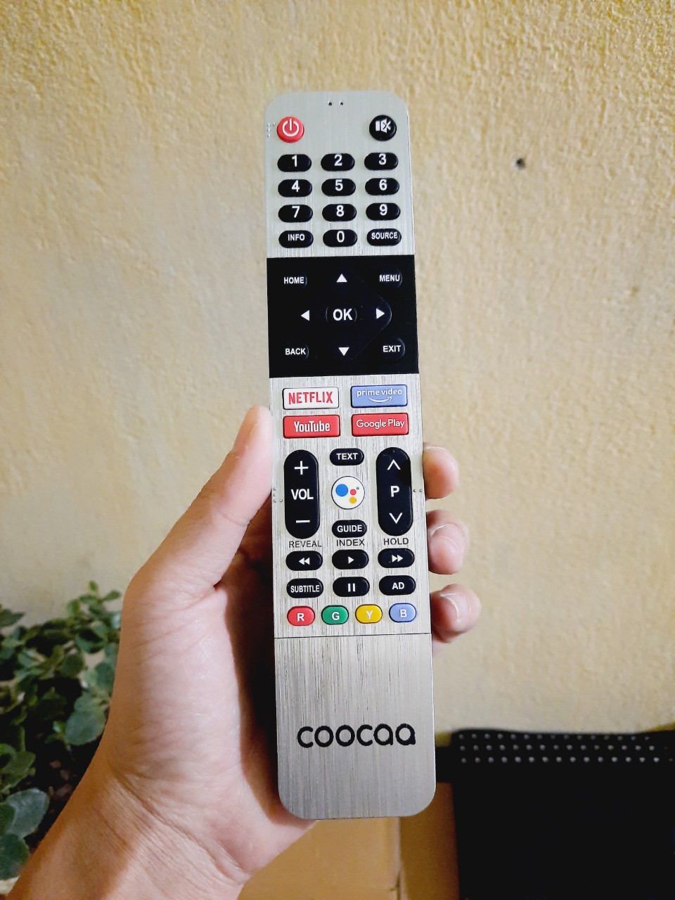 Remote Điều khiển tivi Coocaa giọng nói- Hàng mới 100% Tặng kèm Pin!!!