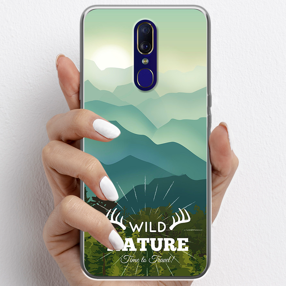 Ốp lưng cho Oppo F11, Oppo F11 Pro nhựa TPU mẫu Núi non