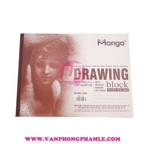 Tập vẽ A3 Mango TVA3 - DR độ dày 120g/m2
