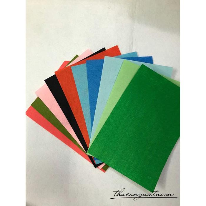 Vải nỉ bộ 10 tấm - 15x21cm