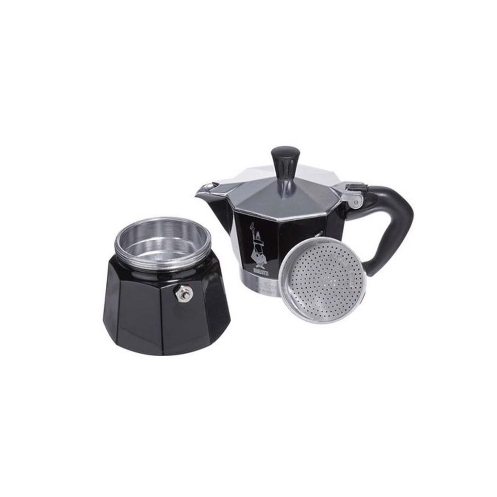 Bình pha cà phê Bialetti - Mokka 3 cup màu đen - 0004952