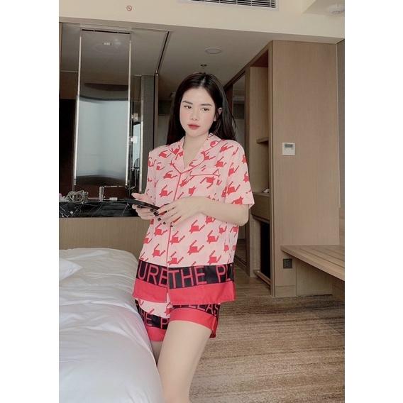 Bộ đồ ngủ nữ, bộ đồ pizama , pyjama lụa