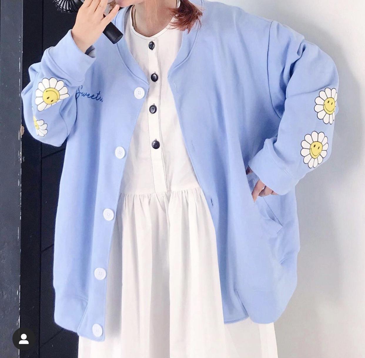 ÁO KHOÁC CARDIGAN HOA CÚC NAM NỮ