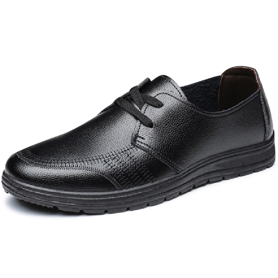 Men's Simple Formal Leather Shoes Business Non-slip Derby Shoes