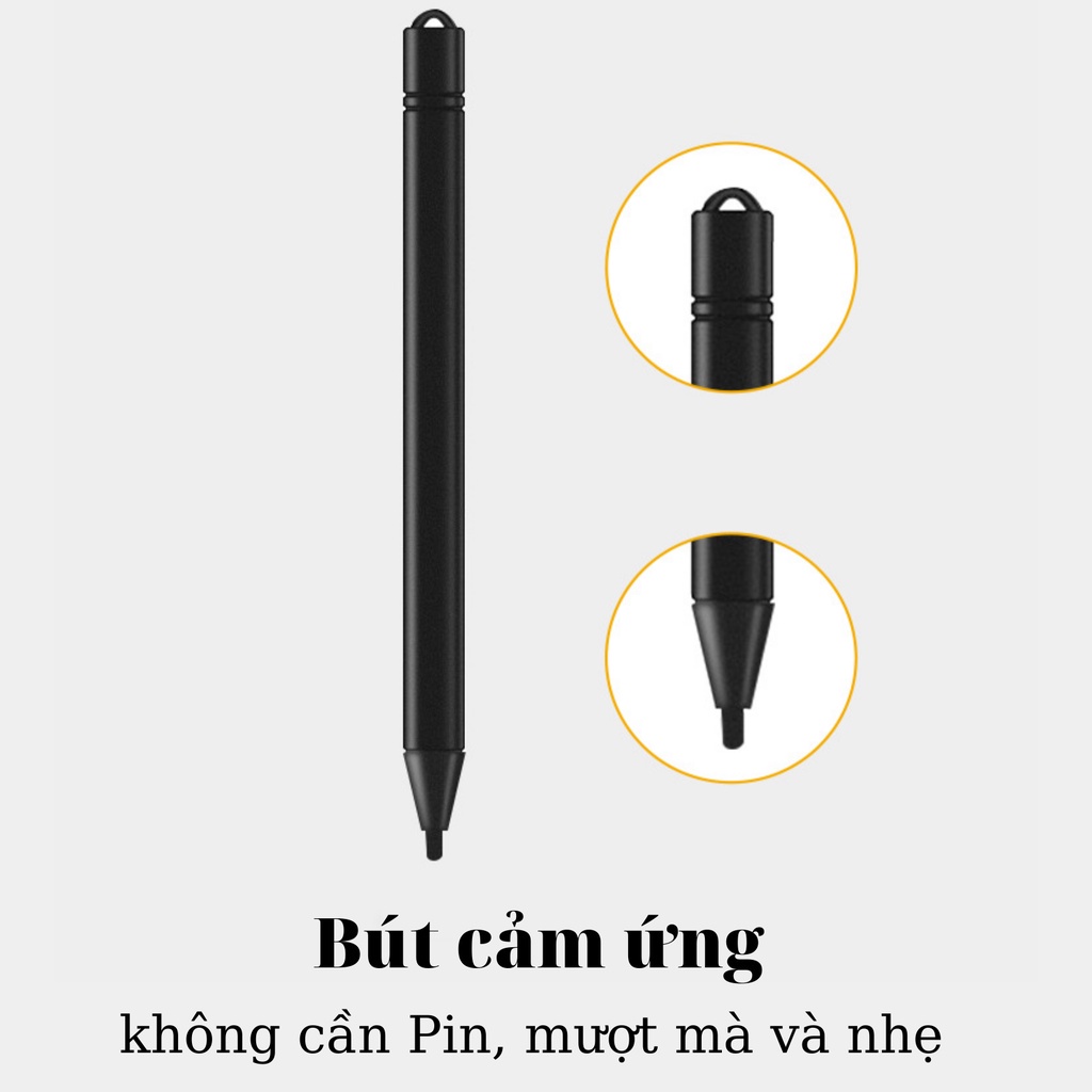 Bảng Vẽ, Bảng Viết Điện Tử Thông Minh Tự Động Xóa Thúc Đẩy Tư Duy Sáng Tạo Cho Bé Màn Hình Lớn 8.5 inch Đa Màu