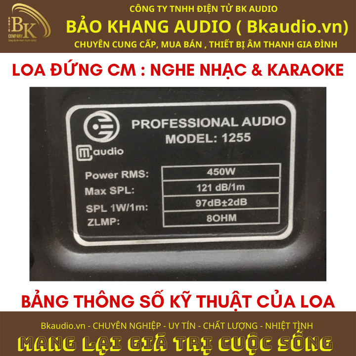 Loa đứng nghe nhạc và karaoke - loa công suất