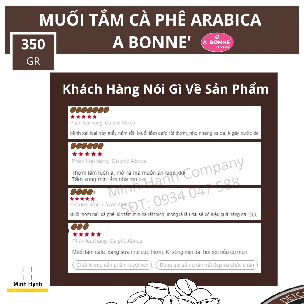 Muối Cafe Tẩy Tế Bào Chết Abonne Chính Hãng, Nhập Khẩu Thái Lan Dưỡng Ẩm Và Làm Da Sáng Hồng Rạng Rỡ