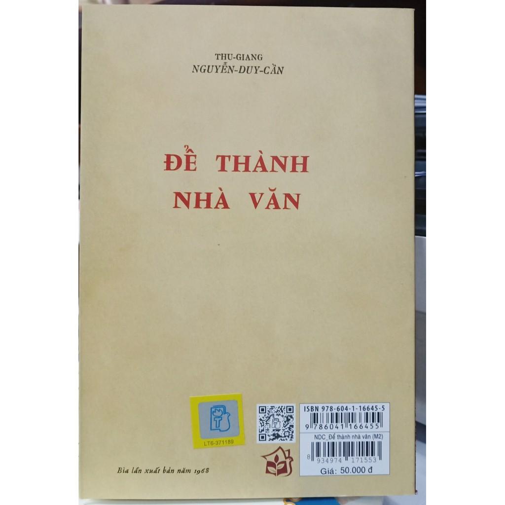 Để Thành Nhà Văn