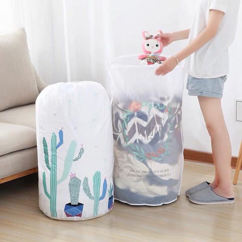 Túi dựng chăn ga đa năng có dây rút tiện lợi 85x45cm