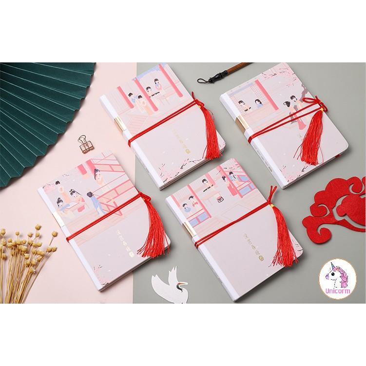 Sổ tay cổ trang - phong cách cổ điển - scrapbook siêu đẹp