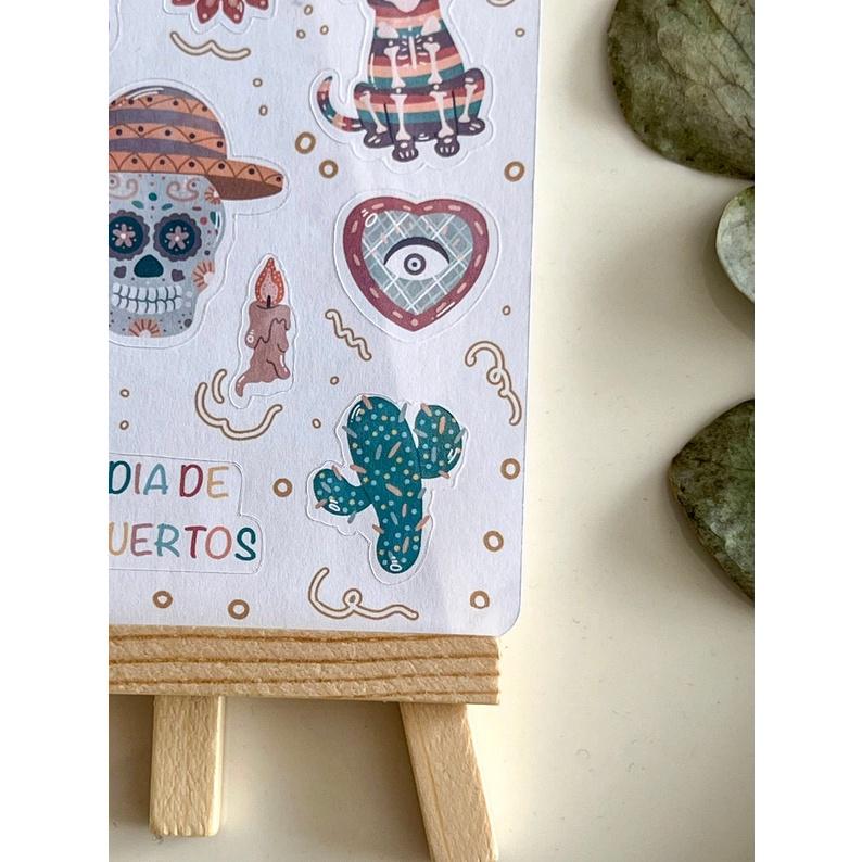 Sticker sheet die duertos - chuyên dán, trang trí sổ nhật kí, sổ tay | Bullet journal sticker Uni021