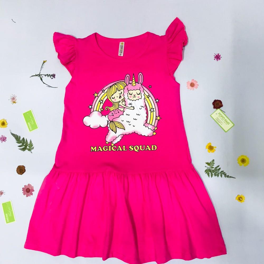 Đầm thun bé gái