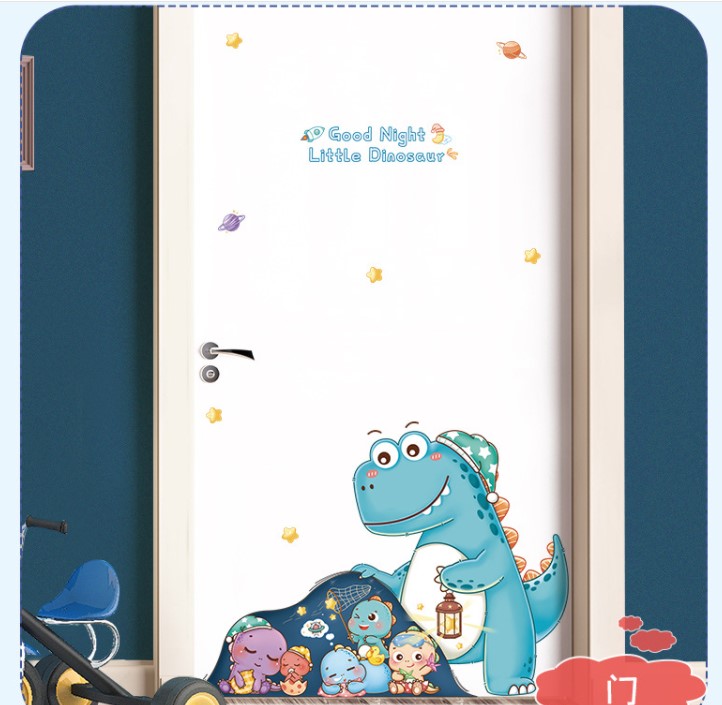 DECAL GIA ĐÌNH KHỦNG LONG CHÚC NGỦ NGON