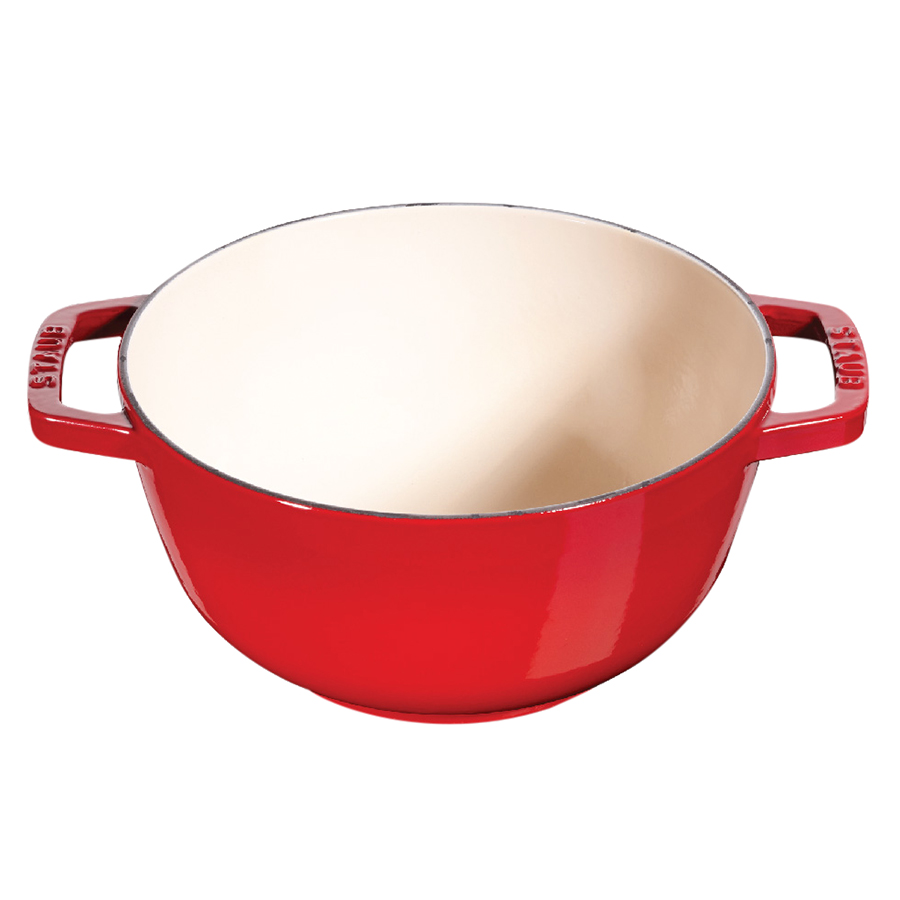 Bộ Fondue Staub - Đỏ Cherry (B) (26.5 x 20.7 x 11.6 cm)