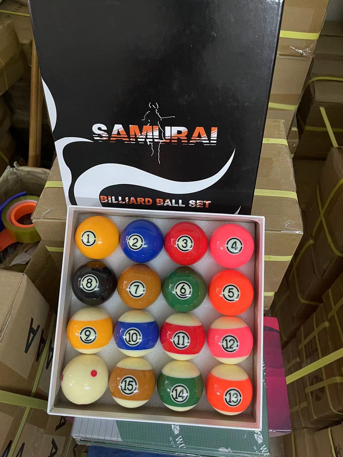 Bộ 16 bóng bi a bida lỗ samurai kích thước chuẩn thi đấu 57,2mm - Sản phẩm đúng như hình ảnh cung cấp