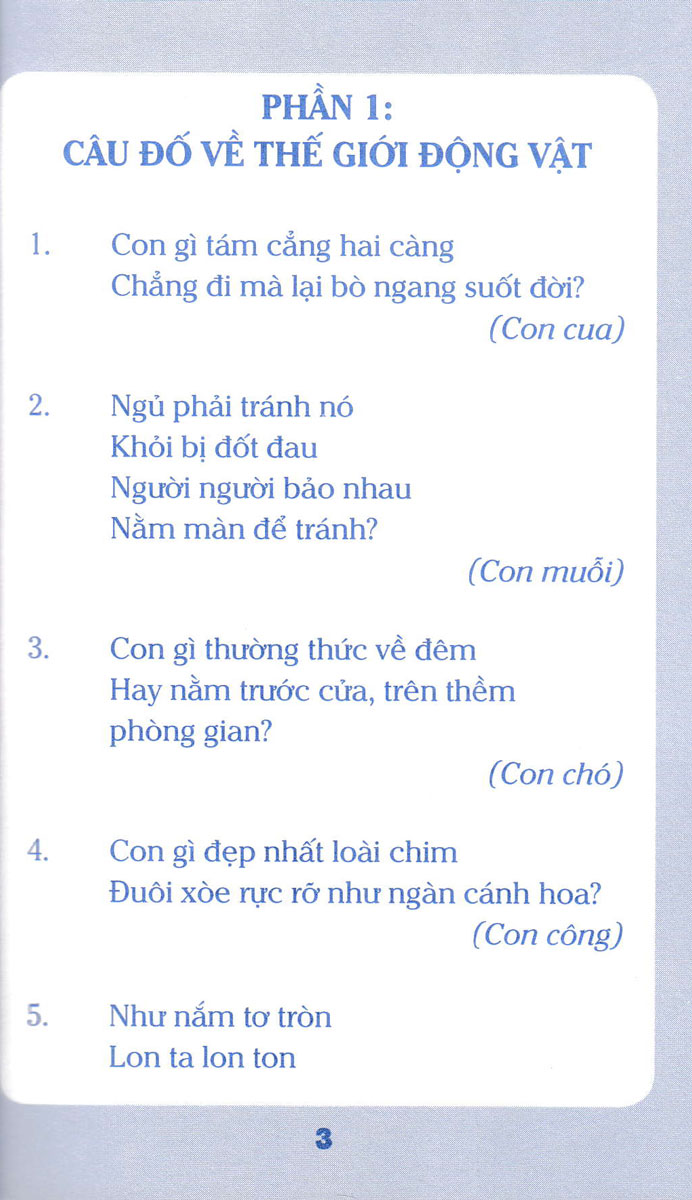 Câu Đố Tuổi Thơ (ND)