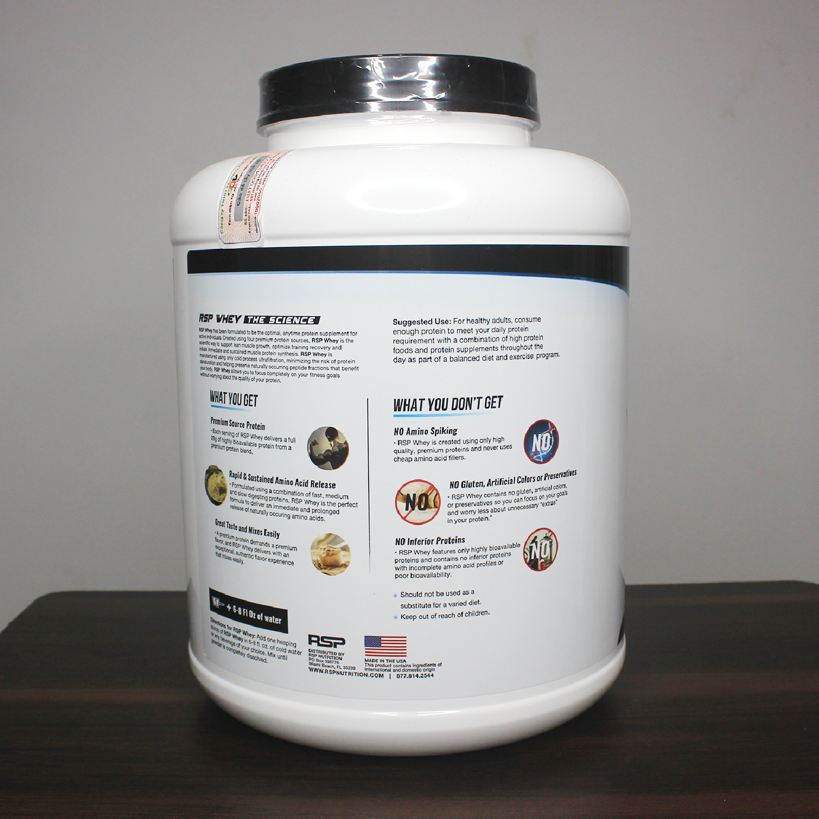 Combo Sữa tăng cơ giảm mỡ Whey Protein Powder của RSP hương Chocolate hộp 51 lần dùng hỗ trợ tăng cơ, giảm cân đốt mỡ, phục hồi cơ bắp &amp; Bình lắc 600ml (Mẫu ngẫu nhiên) &amp; Áo thun thể thao (Size M 57-68kg)