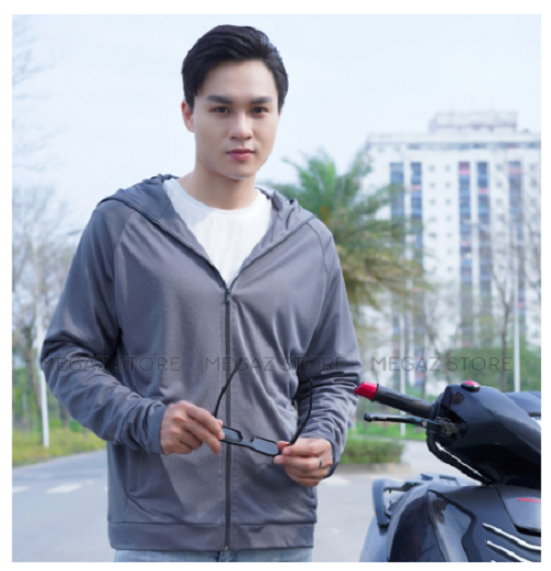 Áo chống nắng nam nữ unisex Azuno, Áo khoác chống nắng vải Spandex co dãn chống tia UV