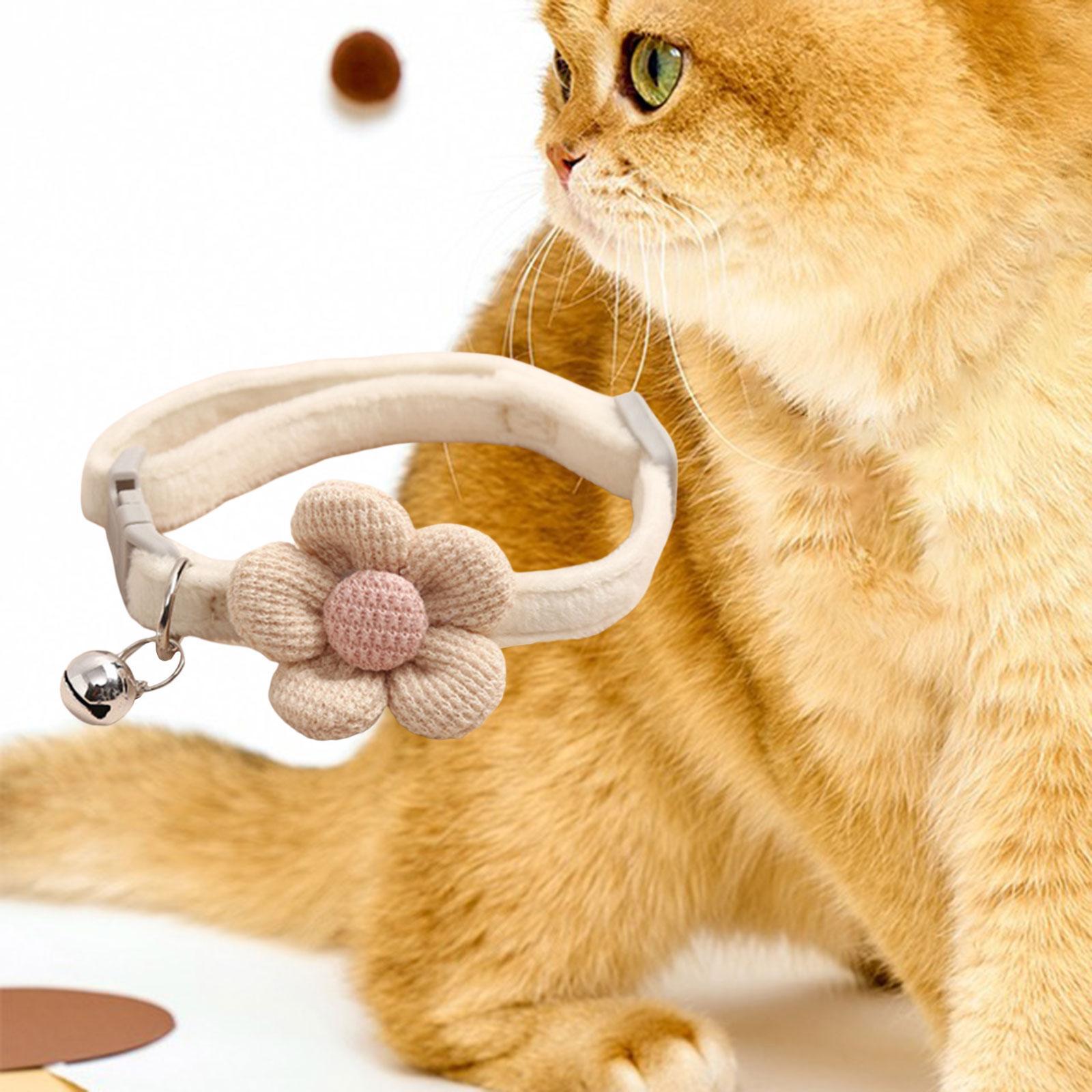 Cat Collar Necklace with Bell Collars for Kitty Rabbit Small Medium Dogs