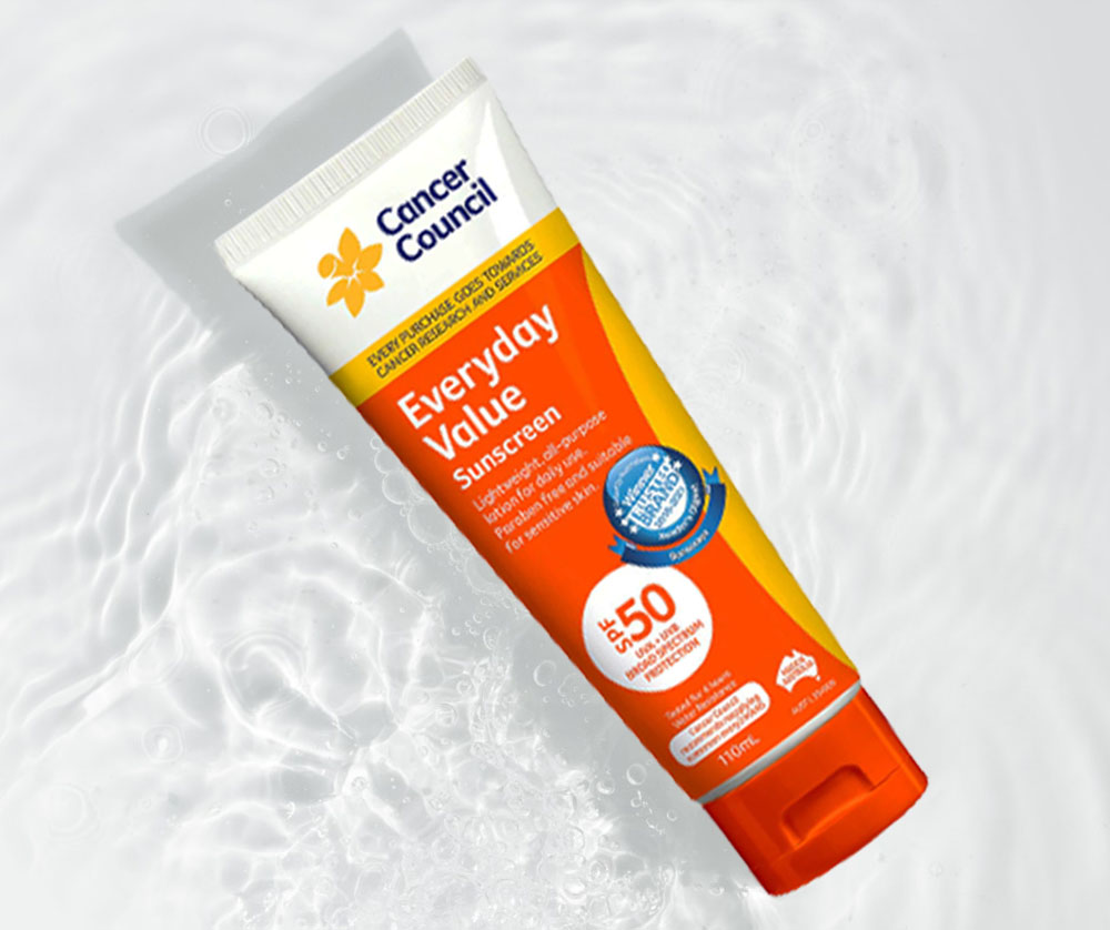 Kem Chống Nắng Cancer Council Dùng Hằng Ngày Everyday Value Sunscreen SPF50 UVA.UVB 110ml