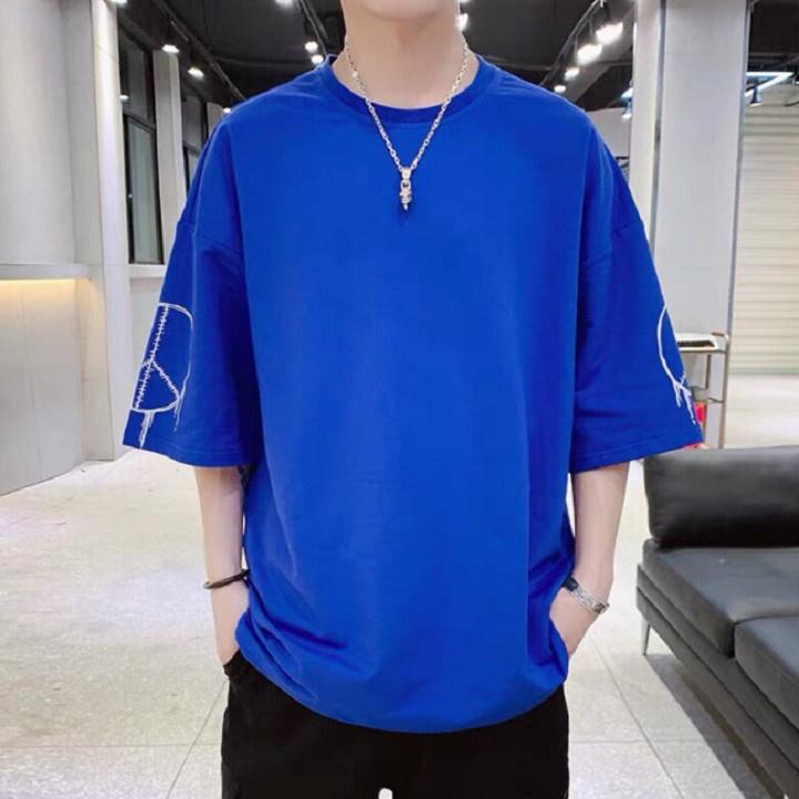 Áo thun nam tay lỡ in hình ngôi sao độc lạ form rộng,chất cotton 4 chiều thấm hút tốt,Áo Thun Tay Lỡ Nam Nữ, Áo Phông Unisex Form Rộng Mát Mịn Thấm Hút Mồ Hôi