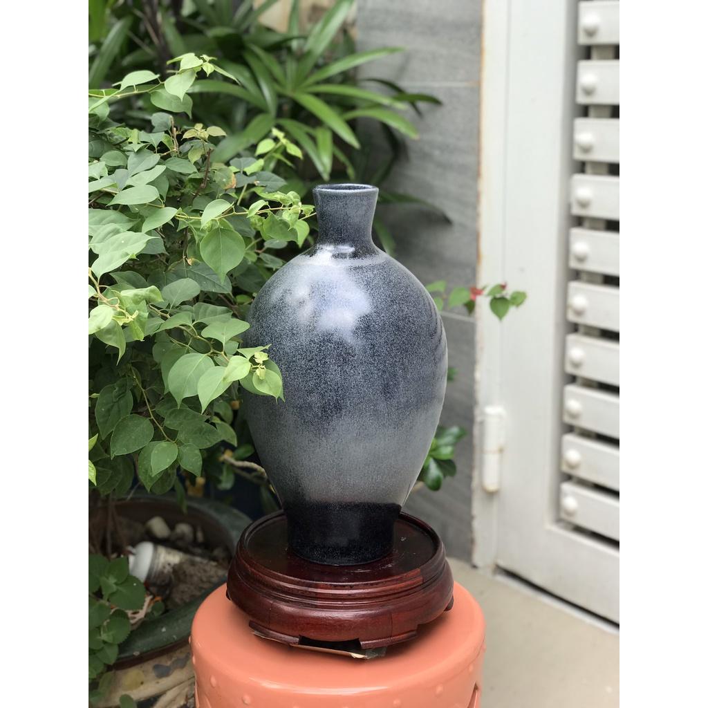 BÌNH HOA GỐM SỨ XUẤT KHẨU TRANG TRÍ DECOR BÌNH CẤM HOA XK14