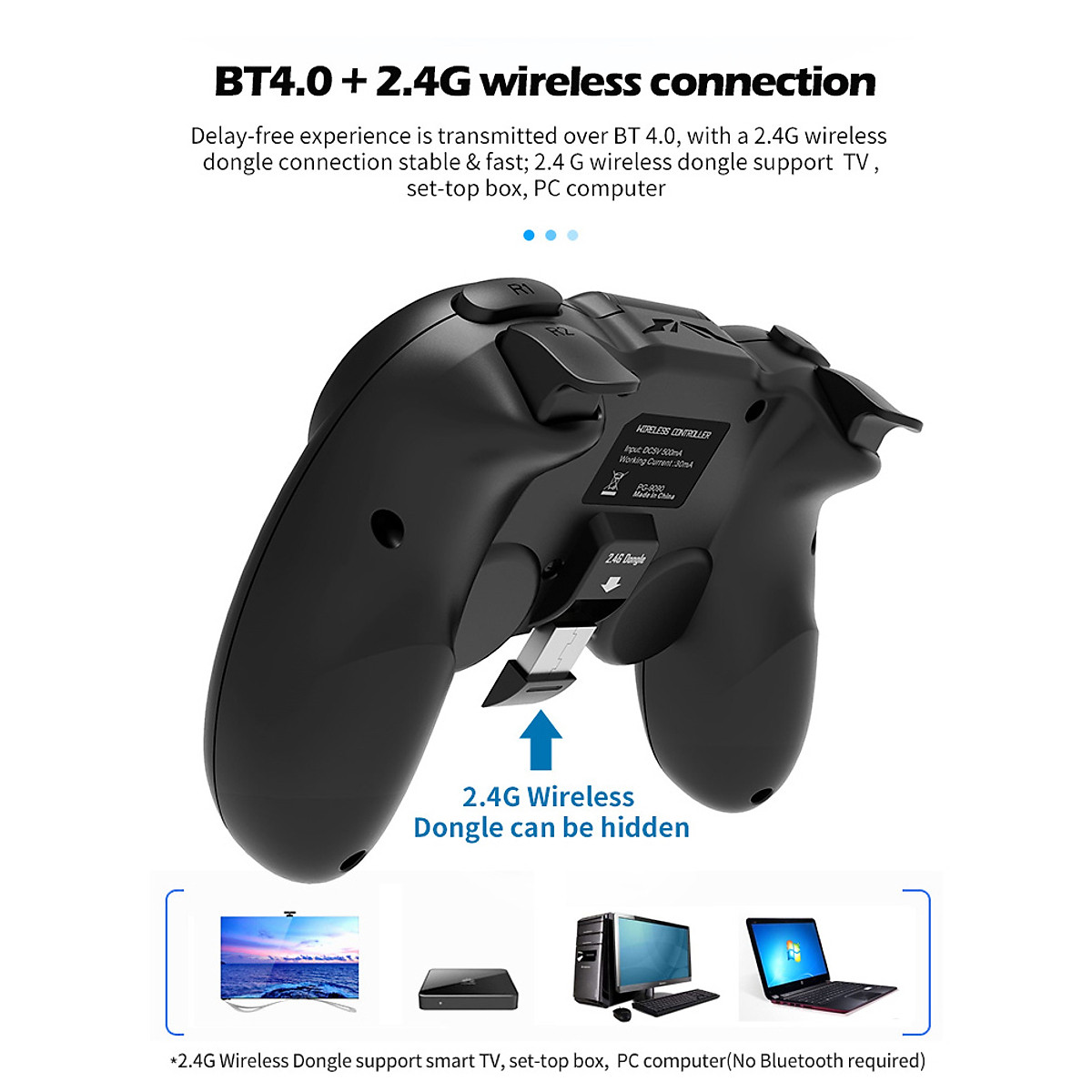 Tay Cầm Điều Khiển Chơi Game Không Dây Ipega PG-9090 Dành Cho Điện Thoại IOS Android TV Box PC - Hàng Chính Hãng