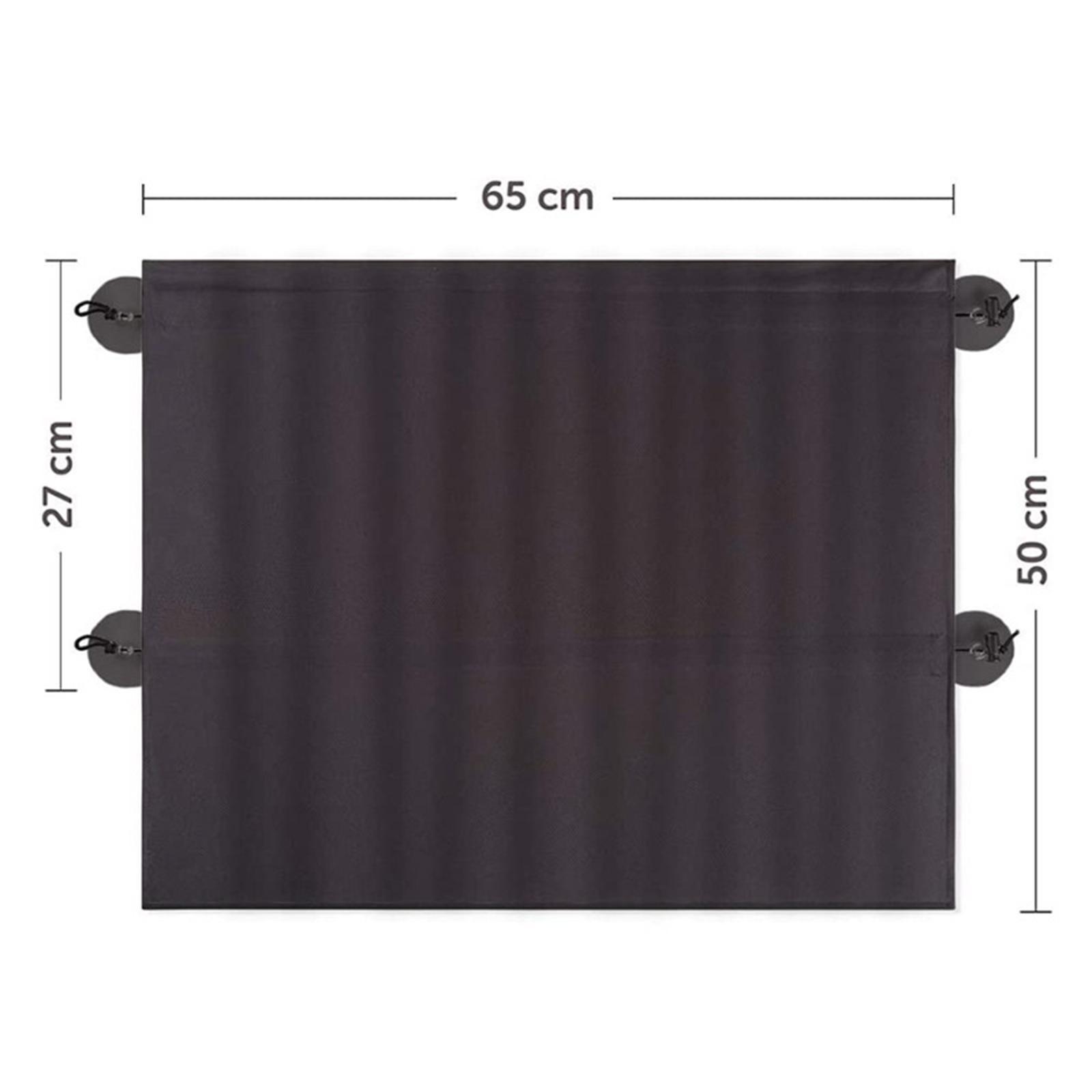 2Pcs Car Privacy Window Shades Privacy Curtain for Baby Sleeping Family